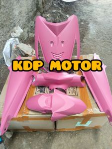 full body halus! cover full body halus motor Honda beat karbu warna ping susu doff