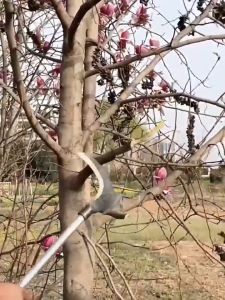 เคียวแมงกานีส 2in1 Double-Headed ตัดแต่งกิ่ง ตัดไม้ ตัดหญ้า เครื่องมือทางด้าน 2 มีดถางหญ้า 2in1 Double-Headed SK5 เนื้อเหล็ก