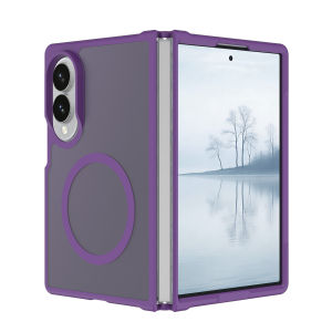 Z Fold 8 Wide Luxury Matte Frosted Magnetic Case for Samsung Galaxy Z Fold 8 Ultra for Magsafe Wireless Charge Shockproof Cover
