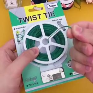 3 ลวดรัดต้นไม้ ลวดดัดกิ่ง ลวดมัดต้นไม้ ลวดหุ้มพลาสติก ลวดอเนกประสงค์