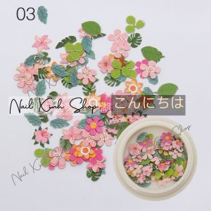 Hoa giấy nail 3D - Hoa giấy trang trí móng tay đắp ẩn theo phong cách Hàn Nhật (lẻ 1 hủ)