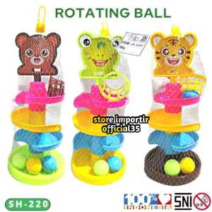 Mainan Anak Rolling Ball 3 Susun SH 220 Kemasan Jala Murah | Mainan Anak Edukasi Rotating Orbit Susun | Mainan Rolling Ball Susun Rotating Orbit Terbaru Murah