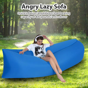 Outdoor Lazy Inflatable Sofa For Nap Beach Chair Portable AirMattress For Picnic Camping Inflatable Mattress Air Bed For Mus