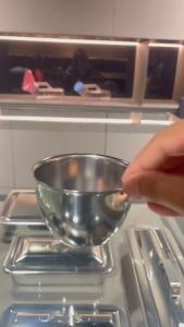 MAGNATE ถ้วยไอโอดีน ถ้วยสแตนเลส ผลิตจากสแตนเลส 304 ใช้ในทางการแพทย์และอาหาร