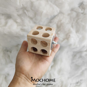 Xuanfeng Tiger Skin Peony Parrot Bird Bite Grinding Mouth Toy Stand Pole Platform Natural Original Wooden Supplies Pine