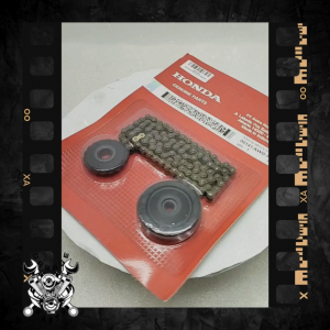 ORIGINAL RANTAI KETENG SET KWB ROLL RANTE KAMPRAT MESIN KAMRAT HONDA BLADE REVO ABS ABSOLUTE KARBU KUALITAS ASLI ORI HAM HGP