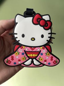 Cartoon KT Cat Travel Bag Tag Luggage Tag Backpack Tag Boarding Pass Tag Outdoor Camping Travel Safety Anti-Theft Products