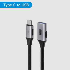 Hagibis | Hagibis USB C to USB Cable Type C Male to USB Female OTG Adapter Cable 10Gbps for iPhone 17/16/15 Pro iPad USB Flash Drive Mouse
