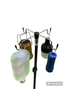 Hook Hanger Infus Dan Lampu Untuk Tripod Dengan Sistem Baut Screw 1/4 Drat Kasar