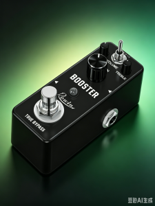 Rowin LEF-318 Analog Clean Booster Pedal 2-Band EQ True Bypass Mini Metal Guitar Boost Effect