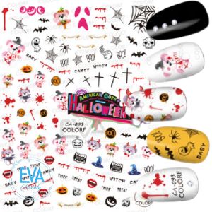 Decal Dán Móng Tay 3D Nail Sticker Chủ Đề Lễ Hội Ma Halloween Trick Or Treat CA092 CA093 CA094