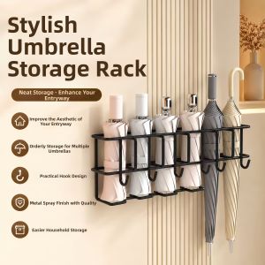 NAIFUNA | Wall Mounted Umbrella Stand Hook