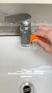 Stainless Steel Decontamination Rubber Eraser Kitchen Faucet Limescale Erasers Bathroom Glass Rust Remove Stain Cleaning Tools