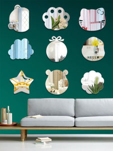 ติดผนังกระจกอะคริลิกสัตว์การ์ตูน ติดได้ด้วยตัวเอง ไม่ต้องเจาะ ระบายอากาศได้ดี ป้องกันความชื้น ป้องกันแสงแดด เทอร์โมฟิลิก