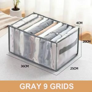 Underwear Drawer Organizer Storage Box Foldable Closet Organizers Drawer Divider Storage Boxes for Underpants Socks Bra