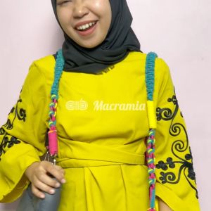 Tali Strap bag Macrame MINI ARIANA | Premium | Tali kamera | Strap Bag Lucu | Custom | Puffy Bag | Sling Bag | Pendek |COD