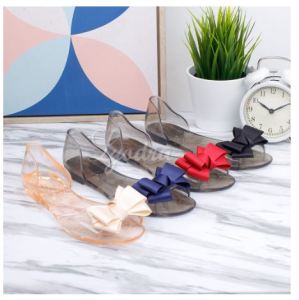 Terlaris Sepatu Cantik Yodra /Lyodra Abella Flat Jelly Shoes importLDR914 Real Pict/Import Premium Quality/Kado Unik