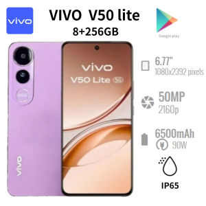 vivo | 2026 new Vivo V50 Lite 5G Smartphone 6.77-inch 120Hz AMOLED Display 6500mAh Battery 90W Fast Charging 50MPThe gold color is cur