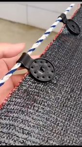 [ READY STOCK ] Round Shade Net Clips Sunshade Net Fixing Clip Reusable Shade Cloth Plastic Clips for Greenhouse Outdoor Garden Anti Bird