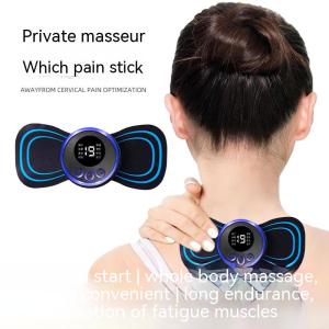 EMS Electric Neck Massager Portable Cervical Massage Patch for Muscle Pain Relief and Shoulder Relax Neck Massage