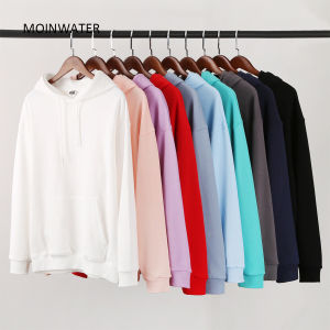 WAVLATII New Women White Hoodies Female Spring Light Green Sweatshirt Lady Autumn Casual Long Sleeve Tops MH2239