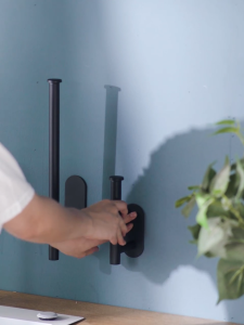 Tissue Roll Dispenser Paper Holder Stainless Steel Wall Mounted Tissue Roll Dispenser Self Adhesive Toilet Tissue Hanger