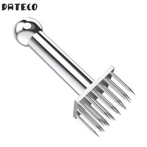 Kitchen Loose Tender Meat Needle Stainless Steel Profession Cooking Meat Tenderizer Tool for Beef Tender Steak Pork Chop Hammer