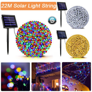 Solar Light Solar String Light 22M 200LED Solar Lamp Solar Light Outdoor Waterproof Fairy Light LED Strip Lighting Christmas Decor
