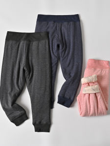 plus Size School Uniforms Kids Cotton Wool Blend Thermal Pants Boys Girls Childrens Clothing Warm Trousers for Heavy Kids