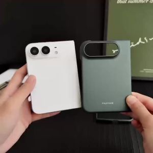 szhaiyu | Luxury Skin Feel Shockproof Phone Case For iPhone Duo iPhone 18 Fold Full Protect Ultra Flim Anti-drop Hard PC Back Cover Fundas