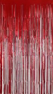 TAIYO Tirai Rumbai Foil 2x1 Meter Pesta Ulang Tahun Backdrop Party Glossy Curtain Dekorasi Ultah