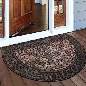 VIKAMA American Retro Carpet Home Decor Anti-slip and Dirt-resistant Suitable for Outdoor Entrance and Bathroom Floor Mat