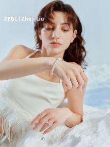 zengliu | 925 Silver Snowflake Bracelet for Women
