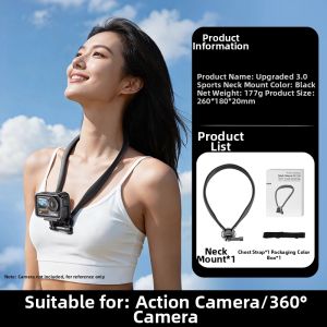 SUBEN | Neck Mount Stabilizer for Action Camera Vlogging