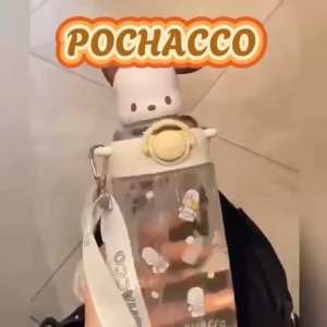 Cốc nước Sanrio，Cốc nước hoạt hình dễ thương có ống hút，Cốc nước，Bình nước，Tách trà