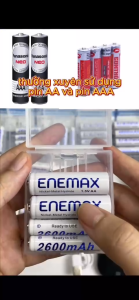 [Lẻ Pin] Pin Sạc AAA AA Dung Lượng Cao Enemax Tái Sử Dụng cho micro karaoke điều khiển đồ chơi trẻ emchuột ...