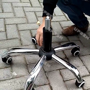 【Universal Size】Steel Feet For Office Chair Gaming Chair Chair Wheels Gas Rod  Chair Accessories Universal Chair Spare Part