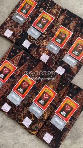 Sarung Batik Brown Coffee Cap Cent Kain Sarung Wanita Sarung Ibu Melahirkan