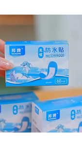 Hộp 60 miếng băng dán cá nhân trong suốt chống thấm nước 7.2x2cm băng keo cá nhân 2 tặng 1
