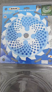 NASHI ใบมีดตัดหญ้าวงเดือน เล็บใหญ่ ใช้งานทนทานกว่าถึง 5เท่า ขนาด10นิ้ว 16ฟัน และ 40ฟัน (เลือกขนาดตอนกดสั่ง) ส่งเร็ว ภายใน 48ชม