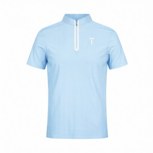 EUROPEAN TOUR | UPF 50+ Dry and Stretch Collar Mens Golf T-shirt