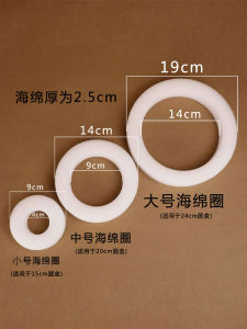 Wholesale 500G Birds Nest round White Sponge Washer 100G Birds Nest Packaging Fixed Ring Sponge Ring Inner Cushion