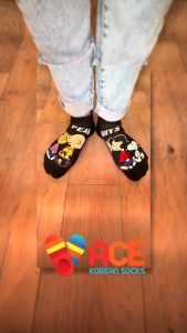 Korean Socks - Snoopy Pink Charlie- Socks for women - Socks for men - Socks for Kids - Ankle socks - Iconic Socks