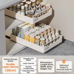 youqin | Pull-out Drawer Style Kitchen Storage Organizer