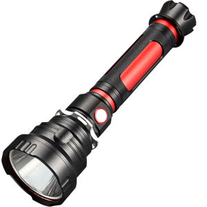 Bright Long-throw Rechargeable Multifunctional Flashlight