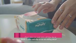 (FREESHIPMAX) -Khăn ướt Mamamy 100 tờ/80/30 tờ tờ có nắp không mùi/có mùi