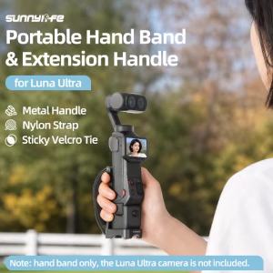 Giá Đỡ Mở Rộng Dây Đeo Tay Có Thể Điều Chỉnh Cho Insta360 Luna Ultra Di Động Bằng Nylon Dây Đeo Cổ Tay Phụ Kiện Máy Ảnh