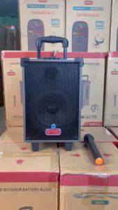 Bộ loa kéo kèm 1 micro hát karaoke Ontekco 8001 kèm sạc có điều khiển thời lượng pin 4-5h bảo hành 12 tháng