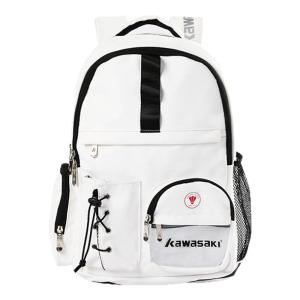 Kawasaki | Ba lô học sinh phong cách retro dung tích lớn có ngăn giày riêng và cửa sổ trong suốt