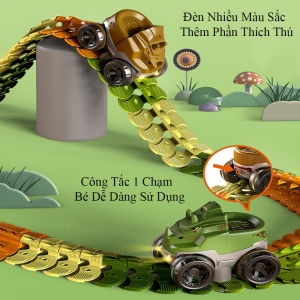 Đồ chơi trẻ em bộ lắp ráp đường đua ô tô khủng long bộ lắp ghép đường ray ô tô phát triển tư duy logic sáng tạo chiến lược bố cục tổng thể của bé và giáo dục sớm cho bé